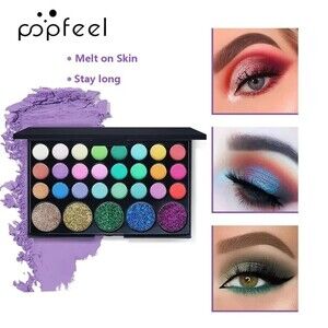 Eye Makeup Pallet 29 Highly Pigmented Colors Matte Shimmer Metallic Eyeshadow